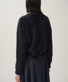 ATON ROYAL CASHMERE FUR | クルーネックカーディガン