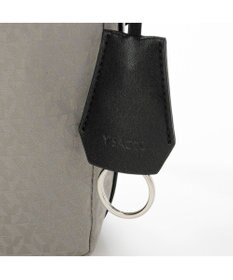 Y'SACCS モノグラム×リサイクルレザー スクエアショルダー