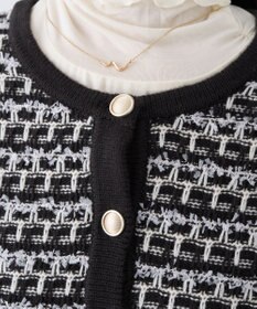 earth music&ecology ニットツイードジャケット