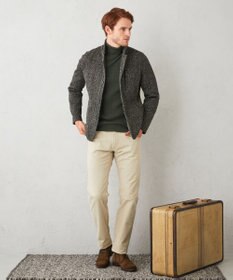 JOSEPH ABBOUD 【キングサイズ・洗える】ツィーディーフリース ブルゾン