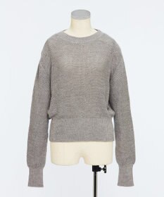 TOQUE 〈大草直子さんアドバイザー〉ベビーアルパカ×シルクハニカムニットトップス