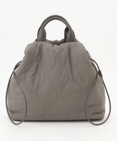 自由区 パディングキルトドロスト バッグ