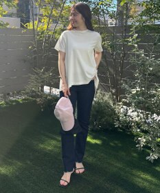 UNFILO L BEAUTY FORM-T バックフレアTシャツ