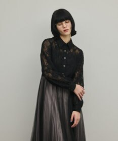 GRACE CONTINENTAL コードレースプリーツワンピース