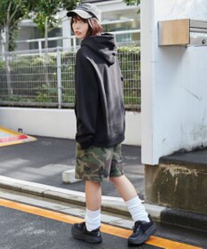 WEGO 【ユニセックス着用ITEM】リラックスフィットオーバルロゴパーカー