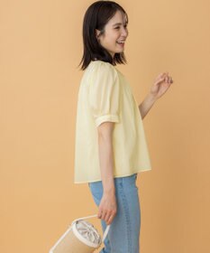 組曲 L ソフトローンパフスリーブ ブラウス