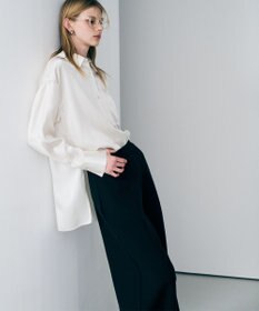 uncrave アセテートヴィンテージサテン ミドルシャツ