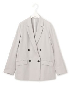 ICB 【接触冷感・UVケア・撥水・洗える】LooseWeave ダブルブレストジャケット