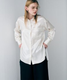 uncrave アセテートヴィンテージサテン ミドルシャツ