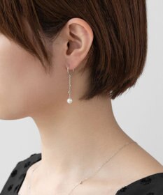 TOCCA 【WEB限定】SEEDS PEARL PIERCED EARRINGS K10ホワイトゴールド 淡水パールピアス