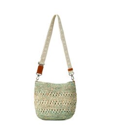 IBIZA ラフィア　ショルダーバッグ