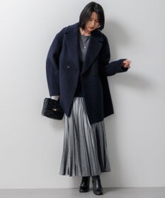 23区 S ホイルプリントプリーツ スカート