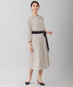 自由区 【セットアップ対応・ウエストゴム】スクラッチチェックプリント スカート