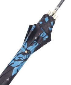 MOONBAT 【耐風】ランバン オン ブルー (LANVIN en Blue) 長傘 サテン ビッグフラワー