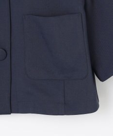 #Newans 【シワになりにくい】〈花乃まりあさんコラボ〉クロップドシャツジャケット