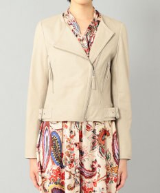 GRACE CONTINENTAL レースアップライダースジャケット