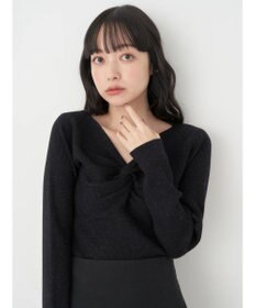 earth music&ecology ツイストリブラメニットプルオーバー