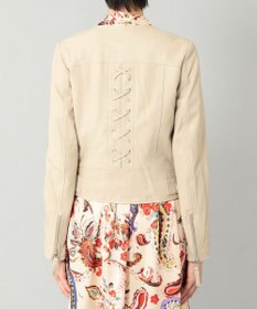 GRACE CONTINENTAL レースアップライダースジャケット