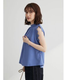 Green Parks ・ＥＬＥＮＣＡＲＥ　ＤＵＥ　リネンライクレースブラウス