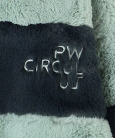 PW CIRCULUS 【ふわもこあったか/防寒/裏地付】【WOMEN】ボーダーフェイクファープルオーバー