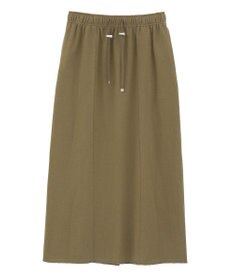 Green Parks ドロストイージーウエスト裏毛Ｉラインスカート