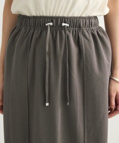 Green Parks ドロストイージーウエスト裏毛Ｉラインスカート