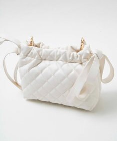 WEGO サイドリボンキルティングショルダー