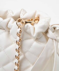 WEGO サイドリボンキルティングショルダー