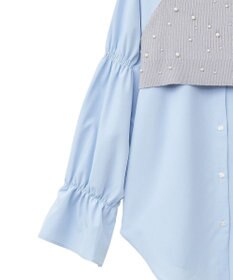 earth music&ecology ＳＥＴ２点パールビスチェ＋シャツ