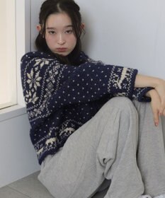 WEGO ノルディックZIPニット