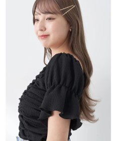 earth music&ecology カットシャーリングプルオーバー