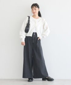 earth music&ecology パール＆ビジューカーディガン