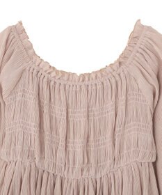 earth music&ecology 【2WAY】シャーリングフリルオフショルブラウス