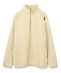 UNFILO MENS 【男女兼用】ナイロン裏毛 ハーフジップ