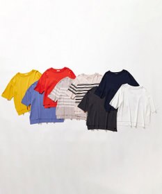 ANY SIS 【アイスタッチ】ボートネックニット プルオーバー