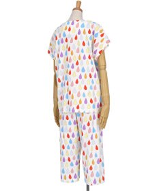 tsumori chisato SLEEP ツモリチサト パジャマ 綿100%(本体) 天竺素材 3分袖 半袖 8分丈 レディース UDT123 /ワコール
