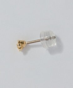 Phoebe 【金属アレルギー対応】プチフラワービジュースタッドピアス　オレンジ/ニッケルフリー（片耳）