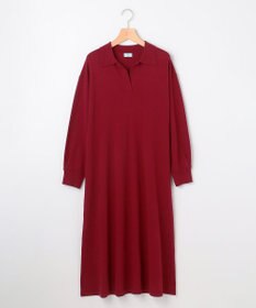 組曲 【加藤ローサさん着用】スキッパーニット ワンピース