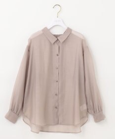 ANY SIS 【洗える】シアー シャツ