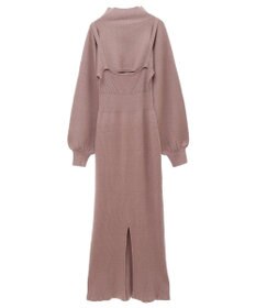 Green Parks ボレロ付ニットワンピース