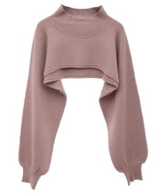 Green Parks ボレロ付ニットワンピース