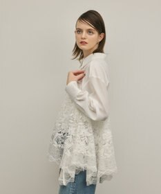 GRACE CONTINENTAL フラワーレースキャミソール