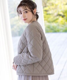 Tiaclasse L コンパクトなシルエットのキルティングショートコート