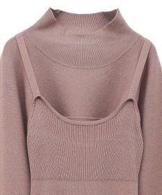 Green Parks ボレロ付ニットワンピース