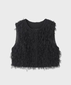 GRACE CONTINENTAL コンパクトフリンジベスト