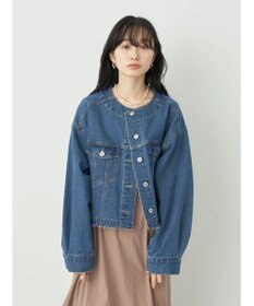 earth music&ecology ノーカラーＧジャン