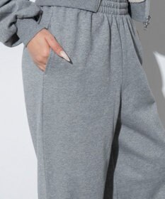 WEGO 【ウエストゴム/XSSMサイズ展開】スウェットワイドパンツ