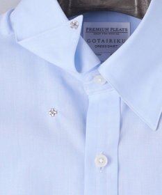 GOTAIRIKU 【形態安定】PREMIUMPLEATS_スナップダウン 通年ドレスシャツ