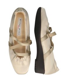 Bridget Birkin ＜3E＞【Bridget Birkin Walk】サテンギャザーウォーキングパンプス