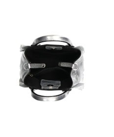 INTER-CHAUSSURES 【RIPANI】メタリックレザーフリルデザインミニバッグ